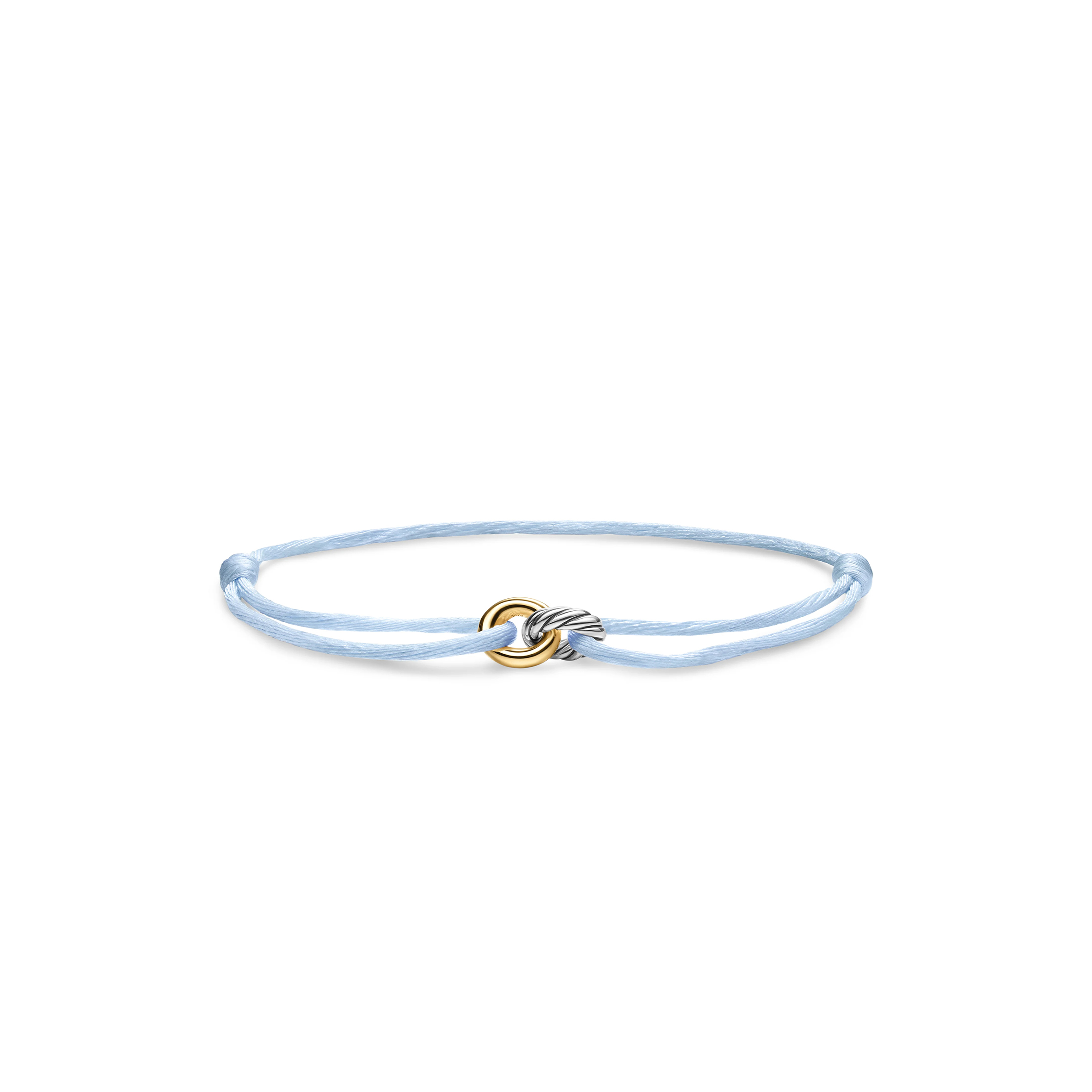 DAVID YURMAN SCULPTED CABLE LINKED CORD BRACELET B18445 S4BBL
